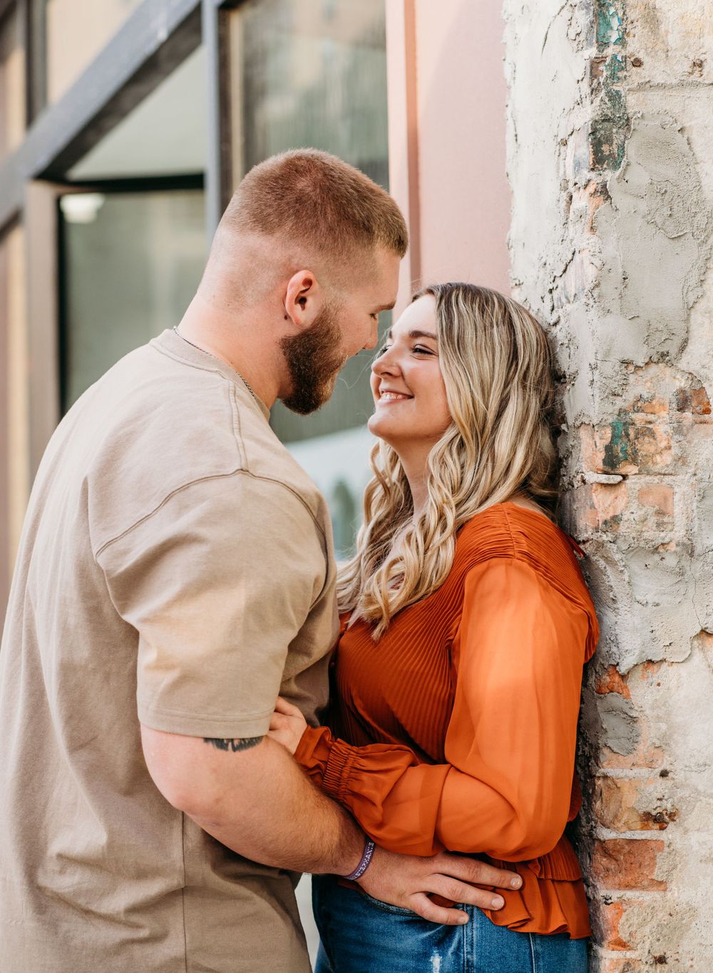 kissing couple