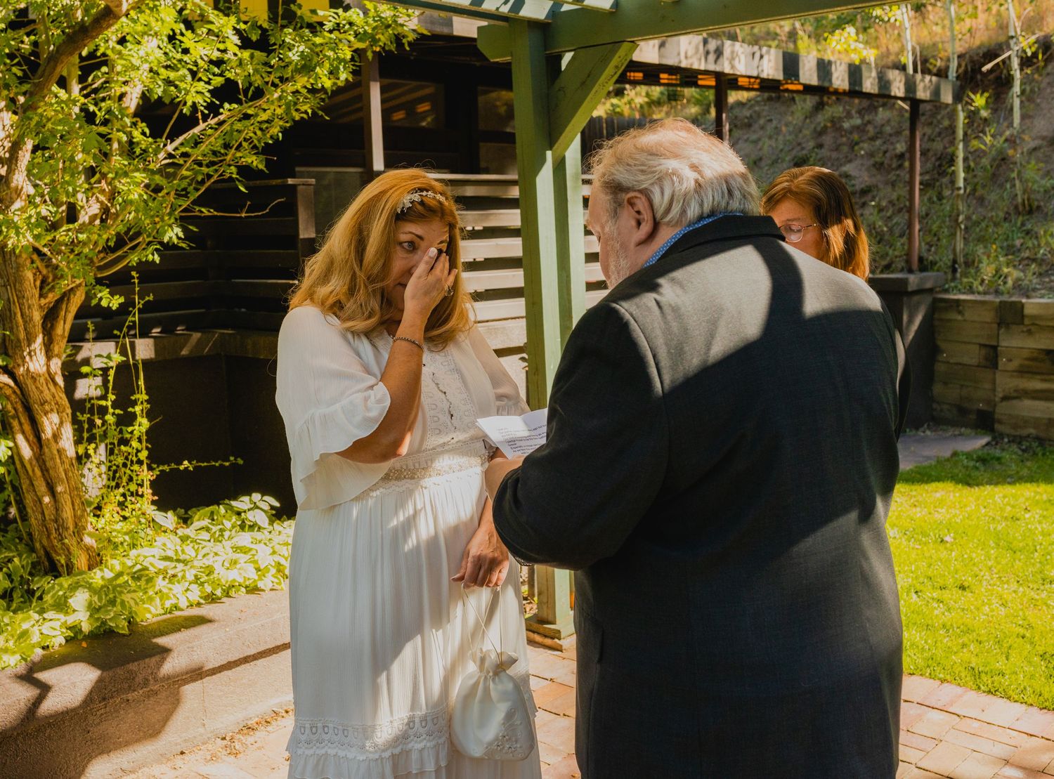 Sneak peek behind the lens: a Colorado elopement photographer composing a timeless image of love and commitment