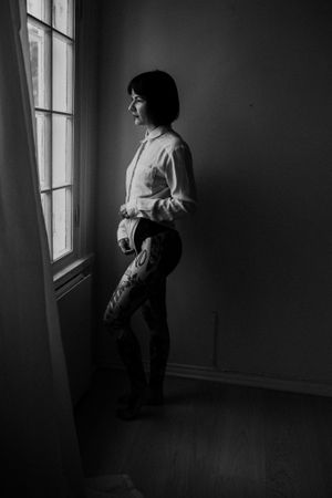 tatuoitu boudoir-kuvaus