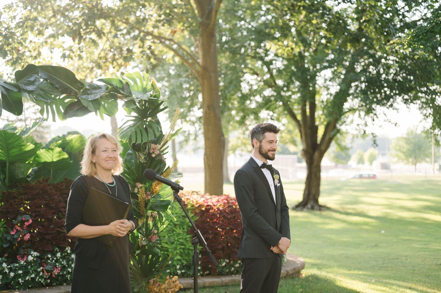 Tropical Wedding at Bloomington Country Club | Candace Sims Chicago Luxury Fine Art Wedding Photographer