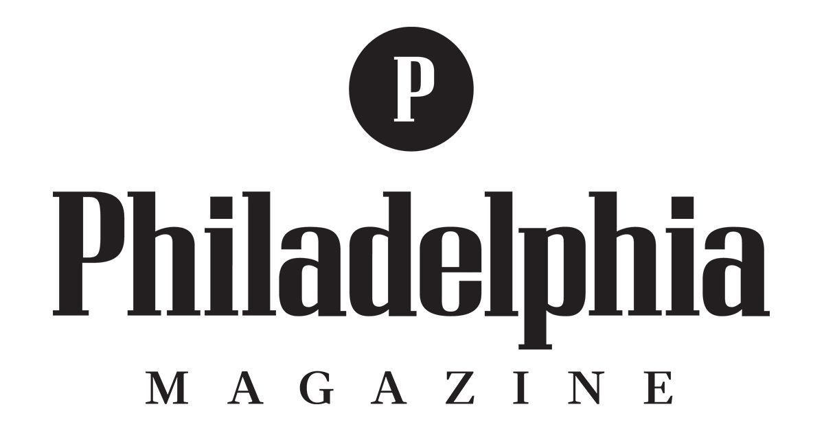 Philadelphia Magazine logo in elegant black typography.
