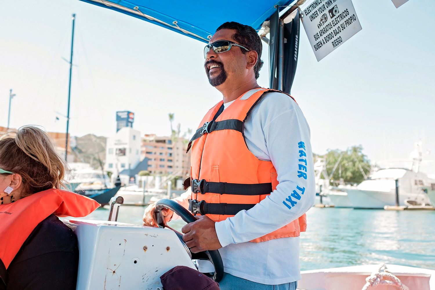 Our Rancho Tours boat guide.