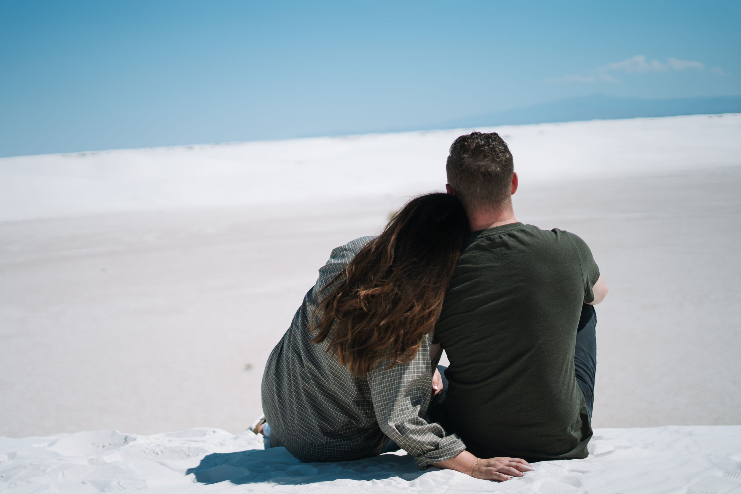 white sands couples photography