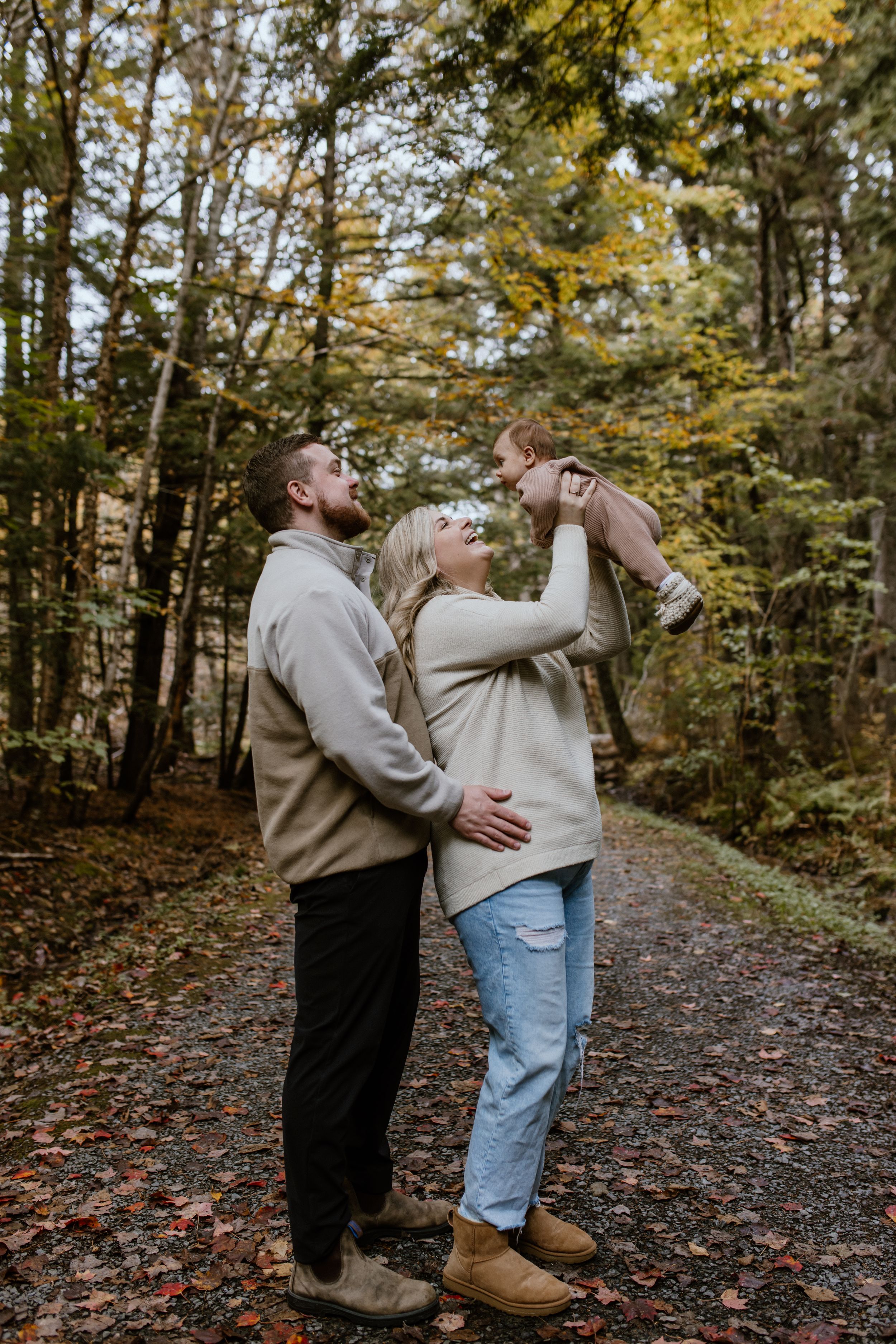 Family Fall Mini Session, Oakfield Provincial Park, Wellington, Nova Scotia - Charlotte Buckle Photography