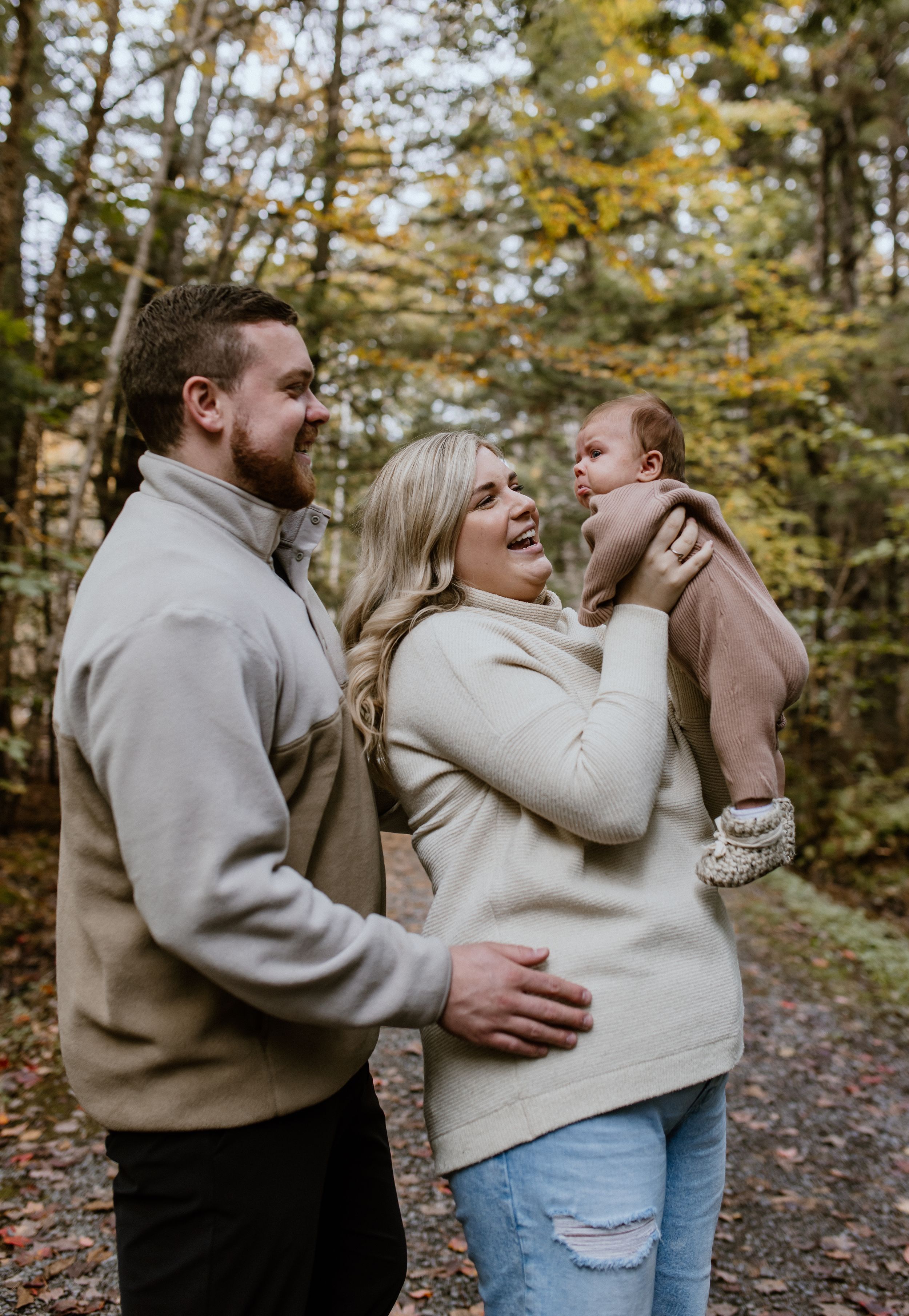 Family Fall Mini Session, Oakfield Provincial Park, Wellington, Nova Scotia - Charlotte Buckle Photography