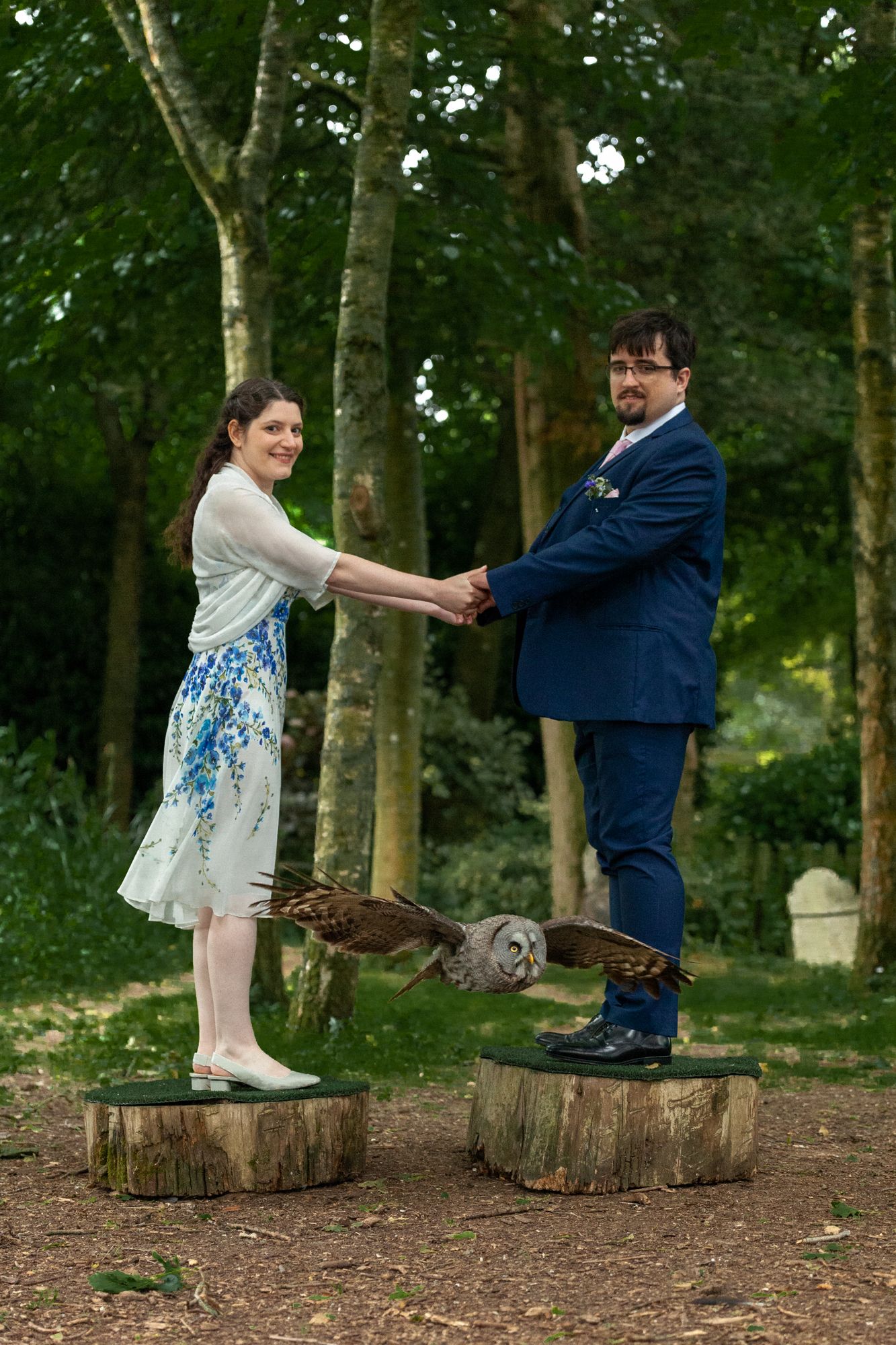Joyful and lively atmosphere at a Hampshire wedding reception.