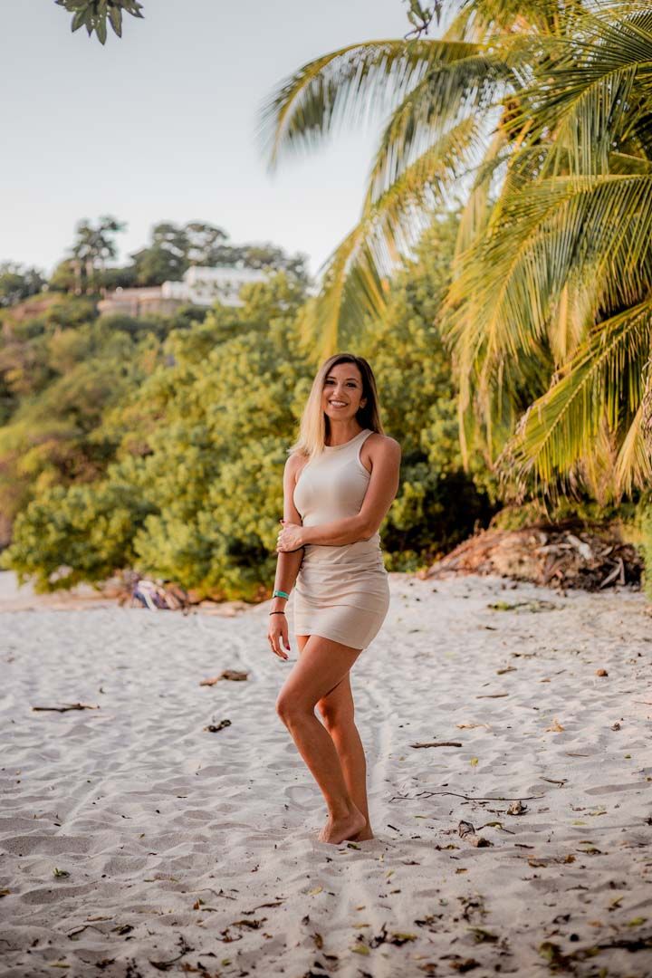 Portrait Sunset Photo Shoot in Flamingo Beach