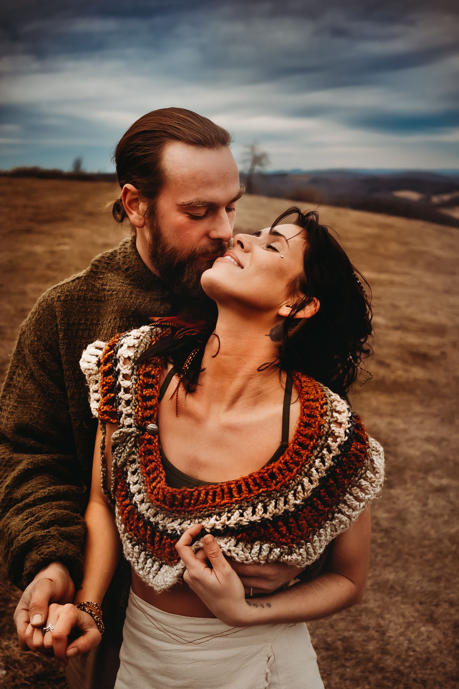 close couple in love