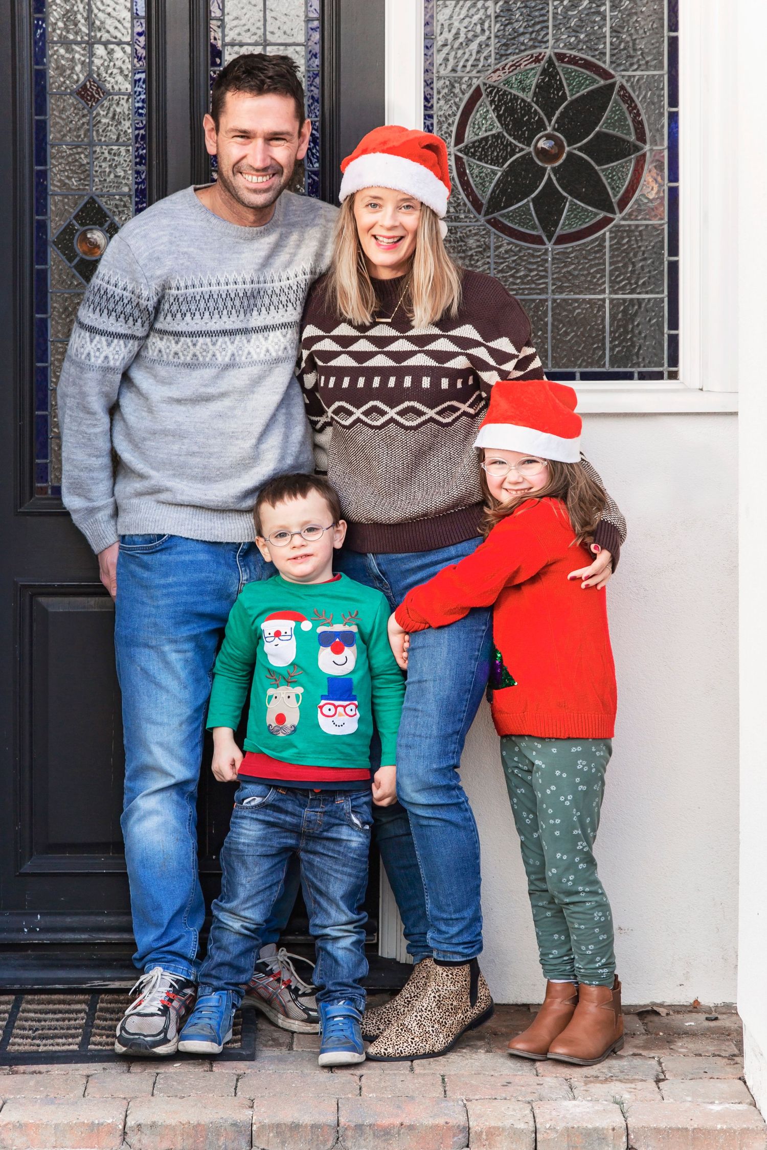 A Christmas family photoshoot in St. Albans