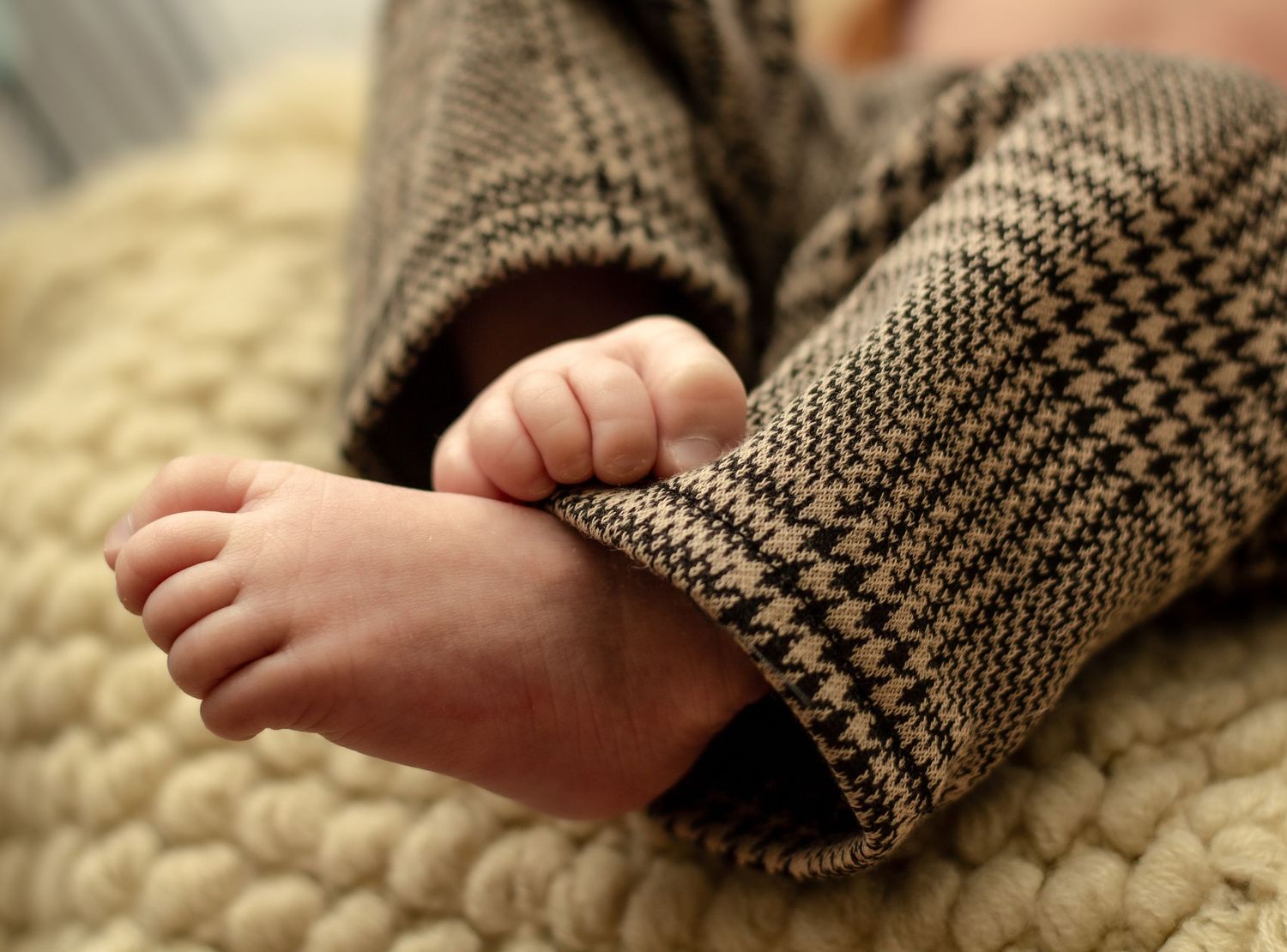 Detail image of newborn feet. Taken in West Jordan, UT