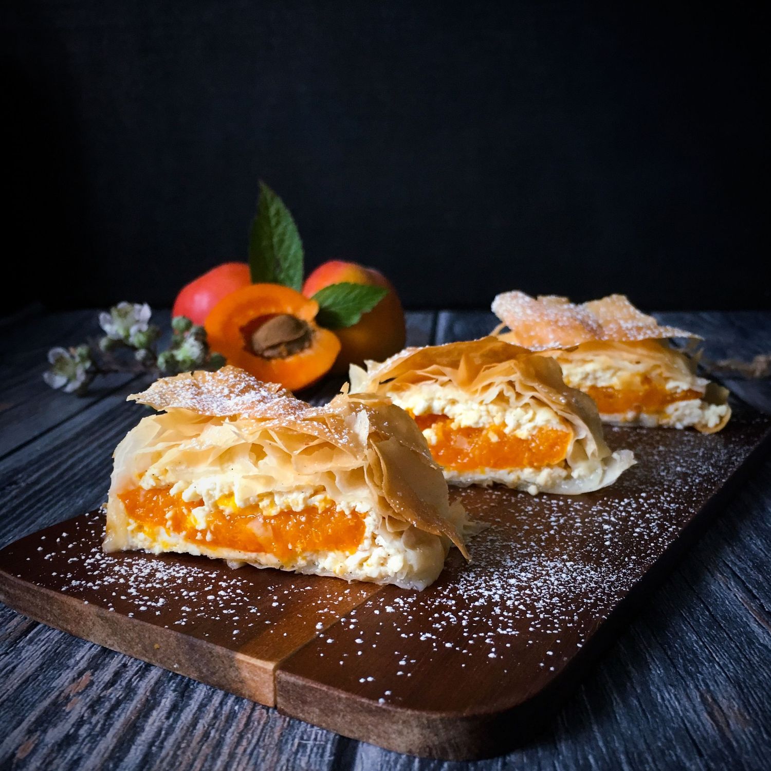Curd Cheese And Apricot Strudel - Photo by © Reka Csulak