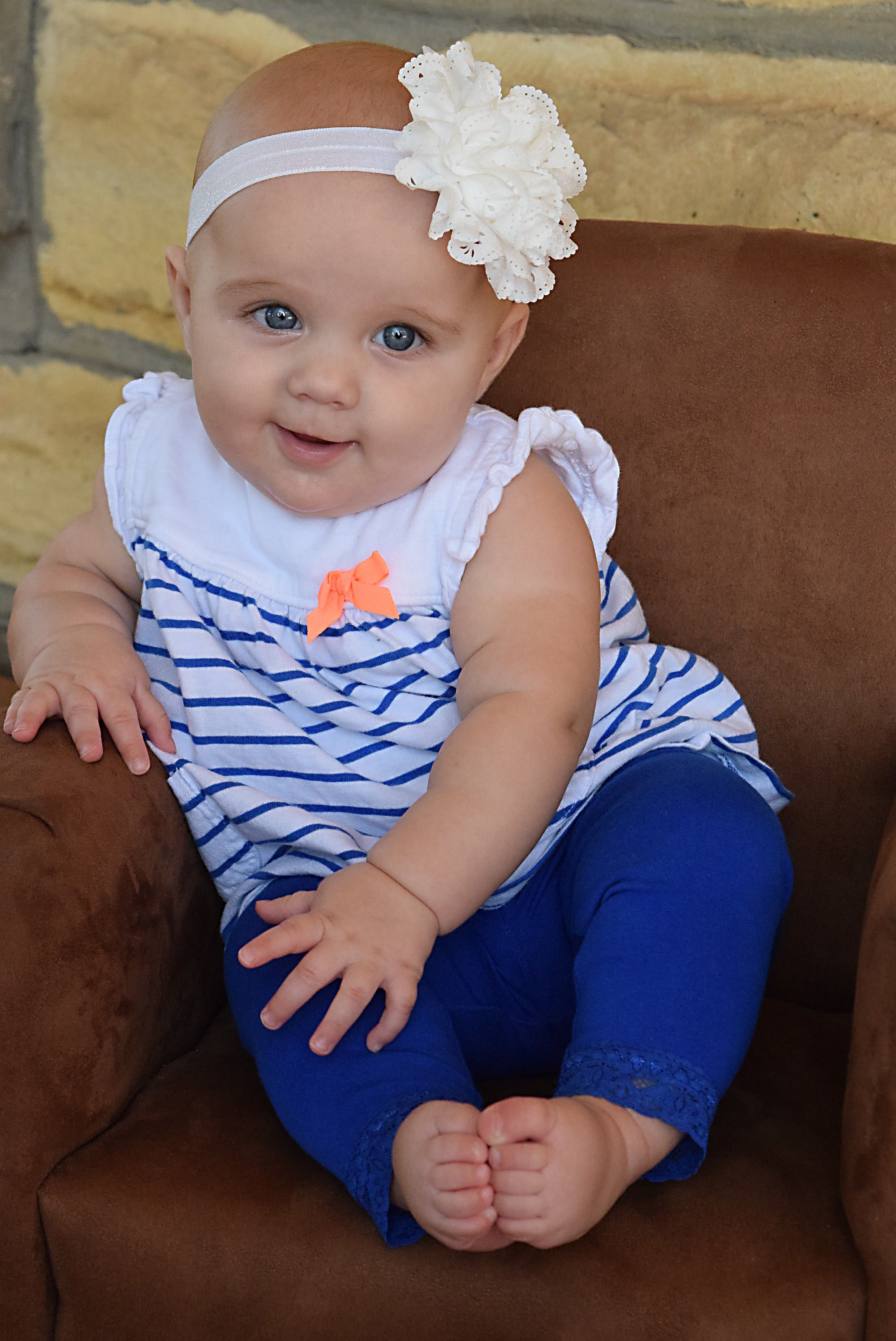 First Year 6 months Milestone Photo Session Jennifer VonLintel Photography