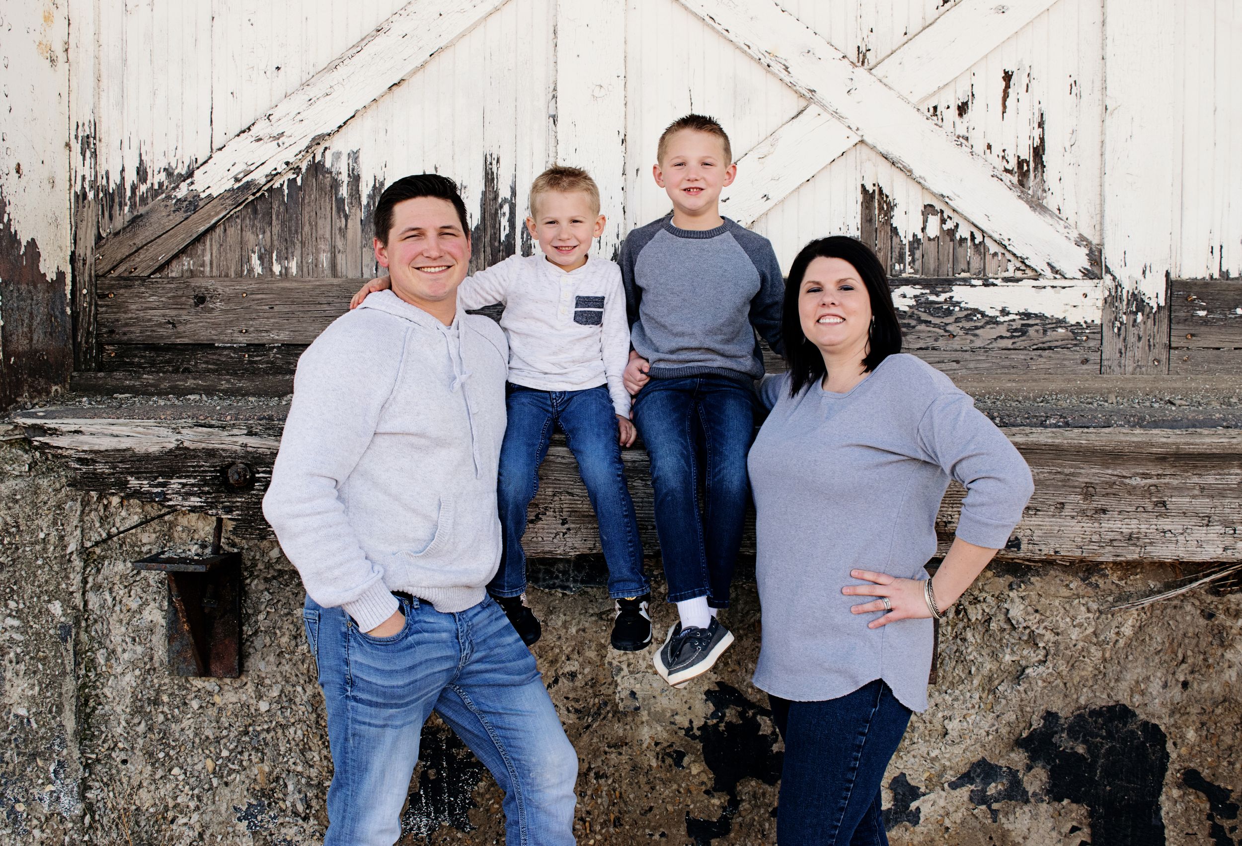 Rustic Family Jennifer VonLintel Photography