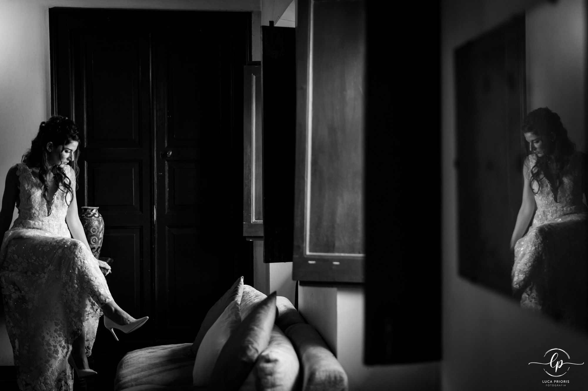 la sposa si prepara