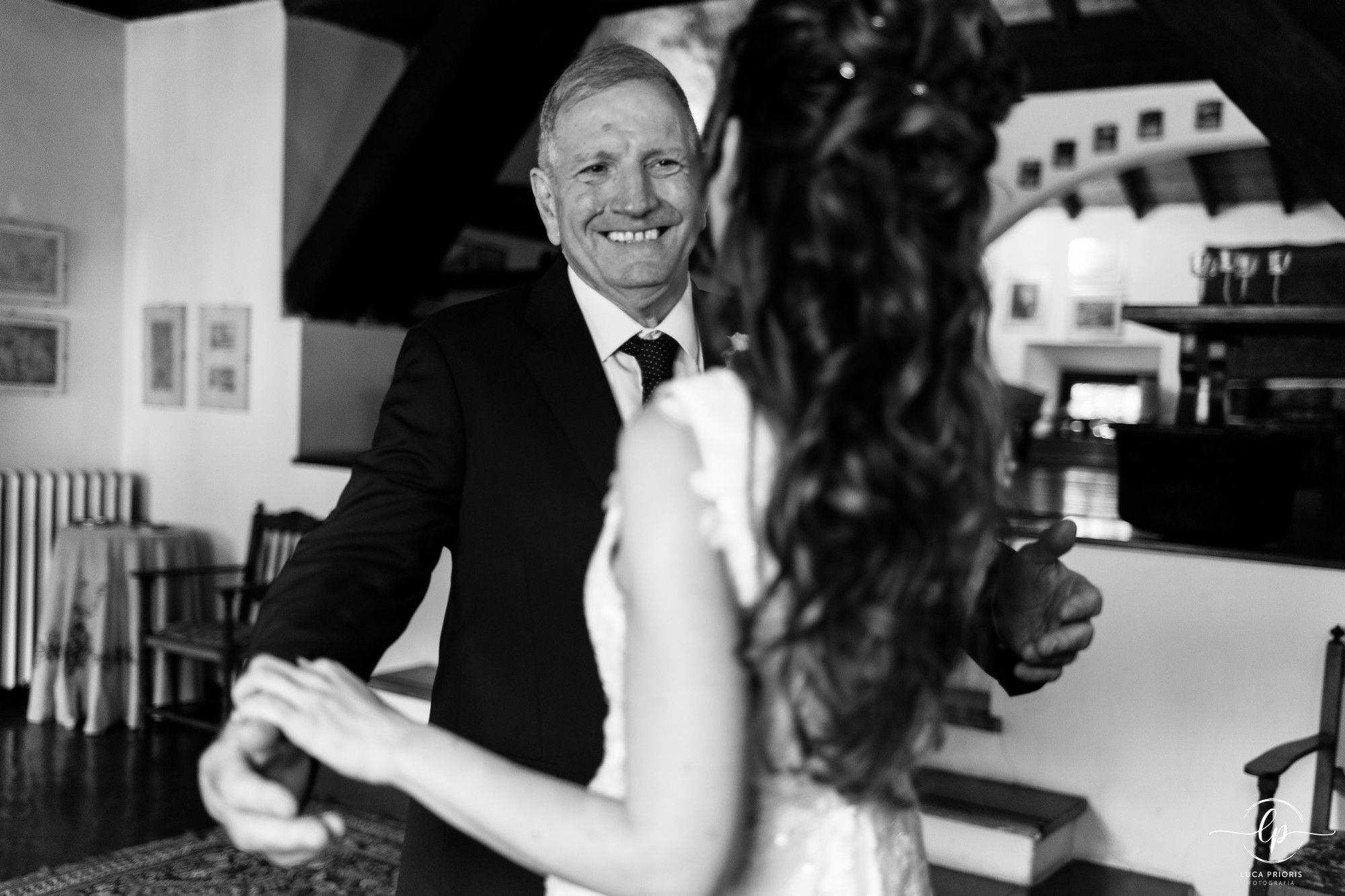 la sposa col papà
