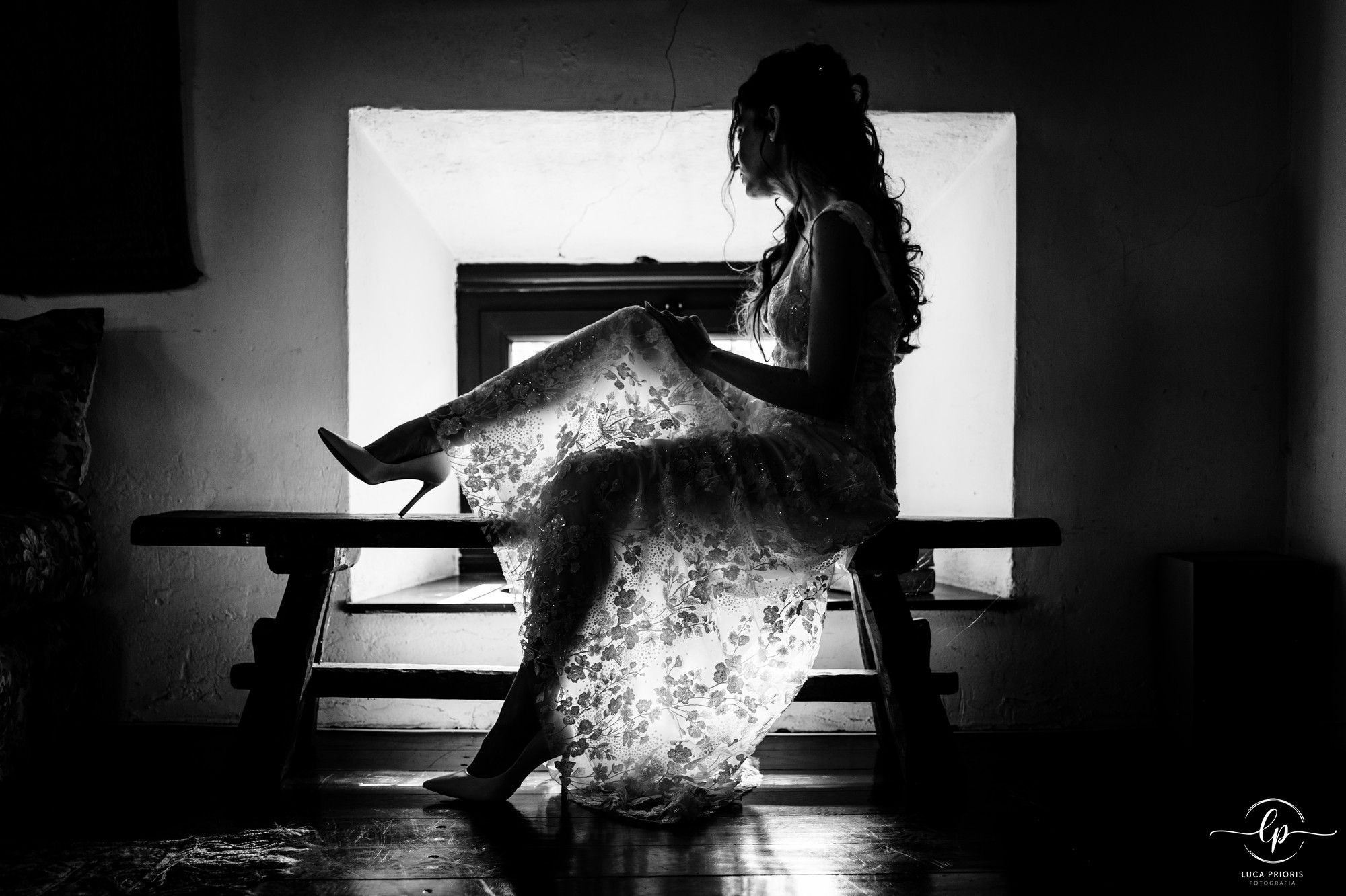 la sposa in controluce