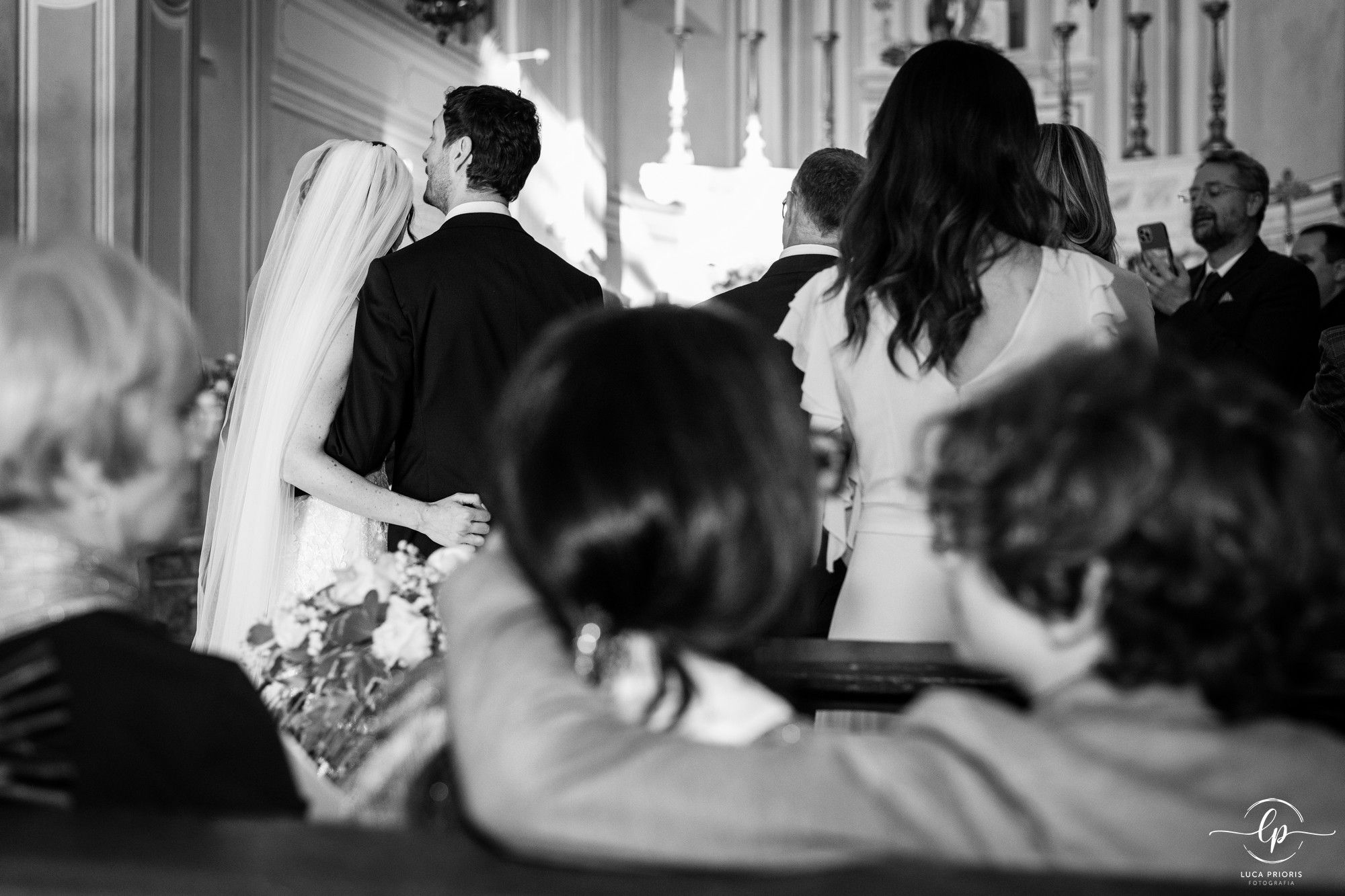 gli sposi durante la cerimonia
