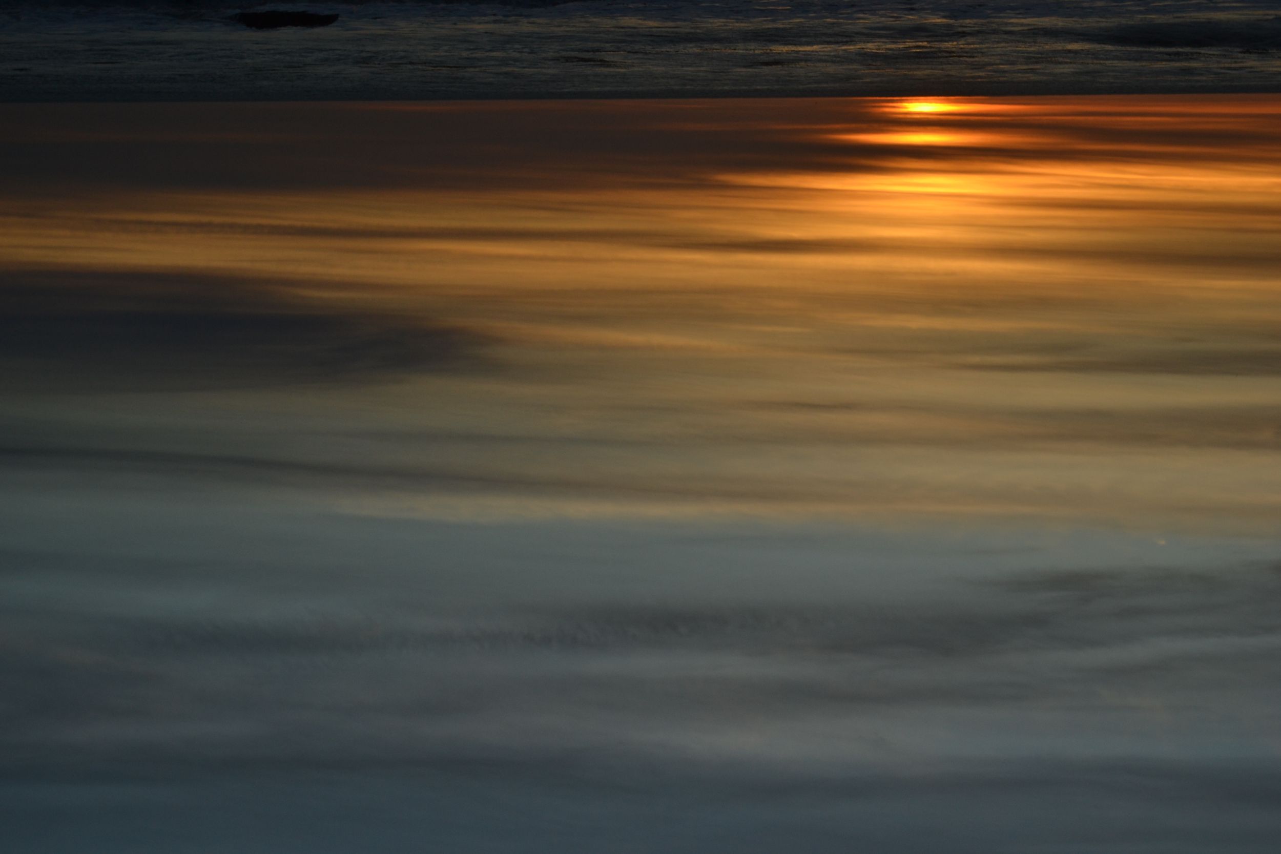 Abstract Sunset over the Central Coast of CA