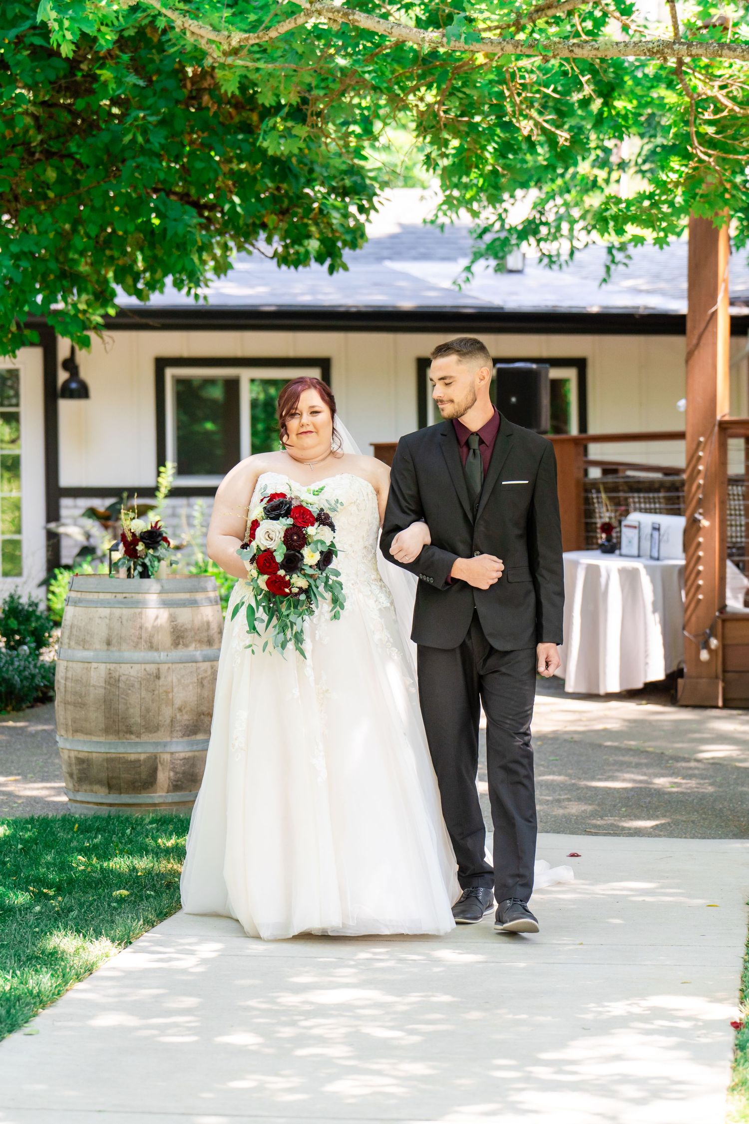 bride's brother walks her down