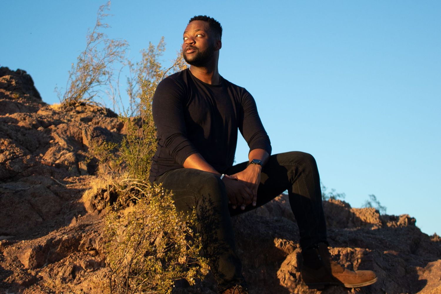 arizona, portrait, rhianna k photography, male, sunset, golden hour