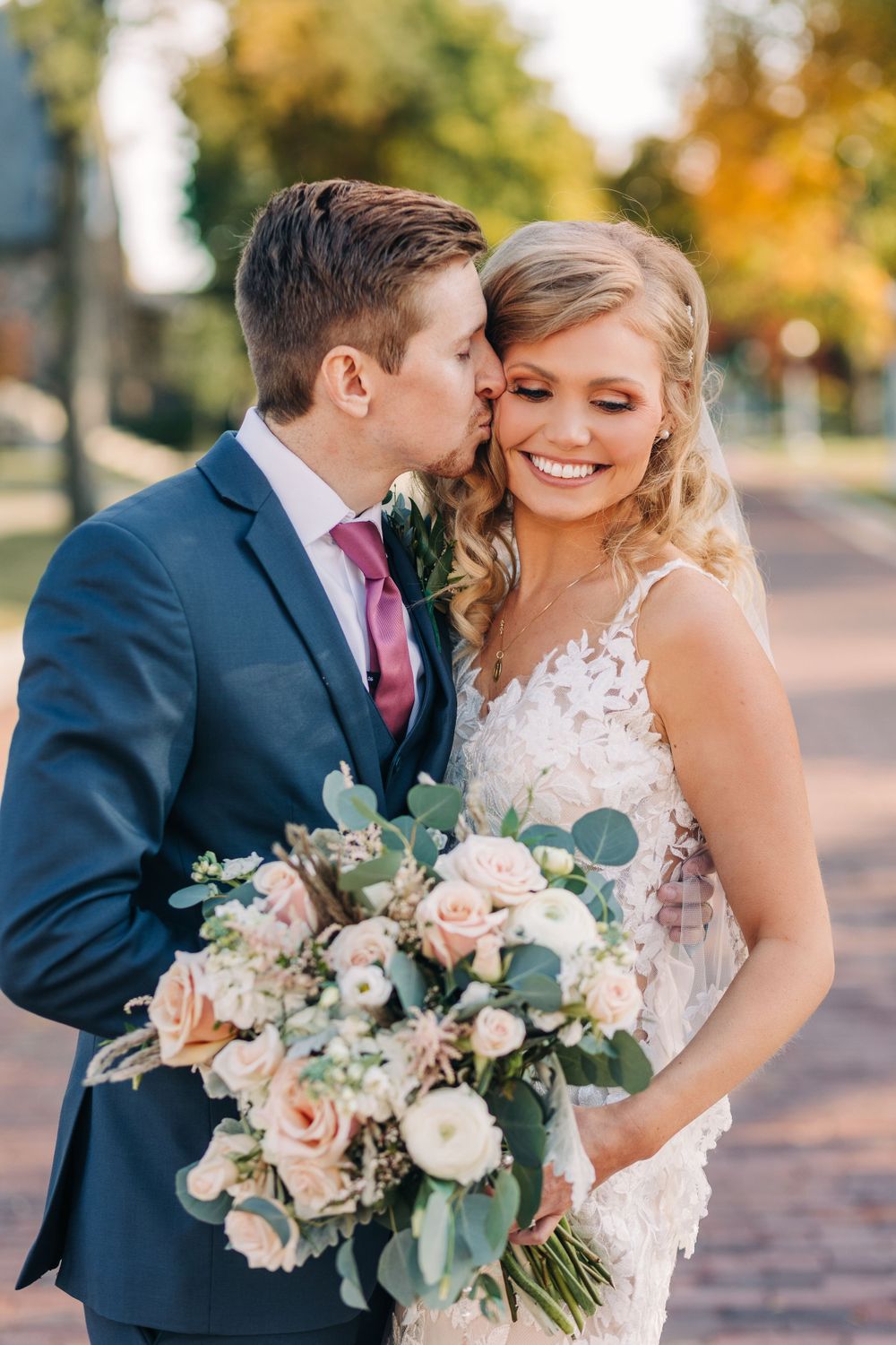 Sturgis Michigan Wedding Photography. Bride and Groom natural light portraits.