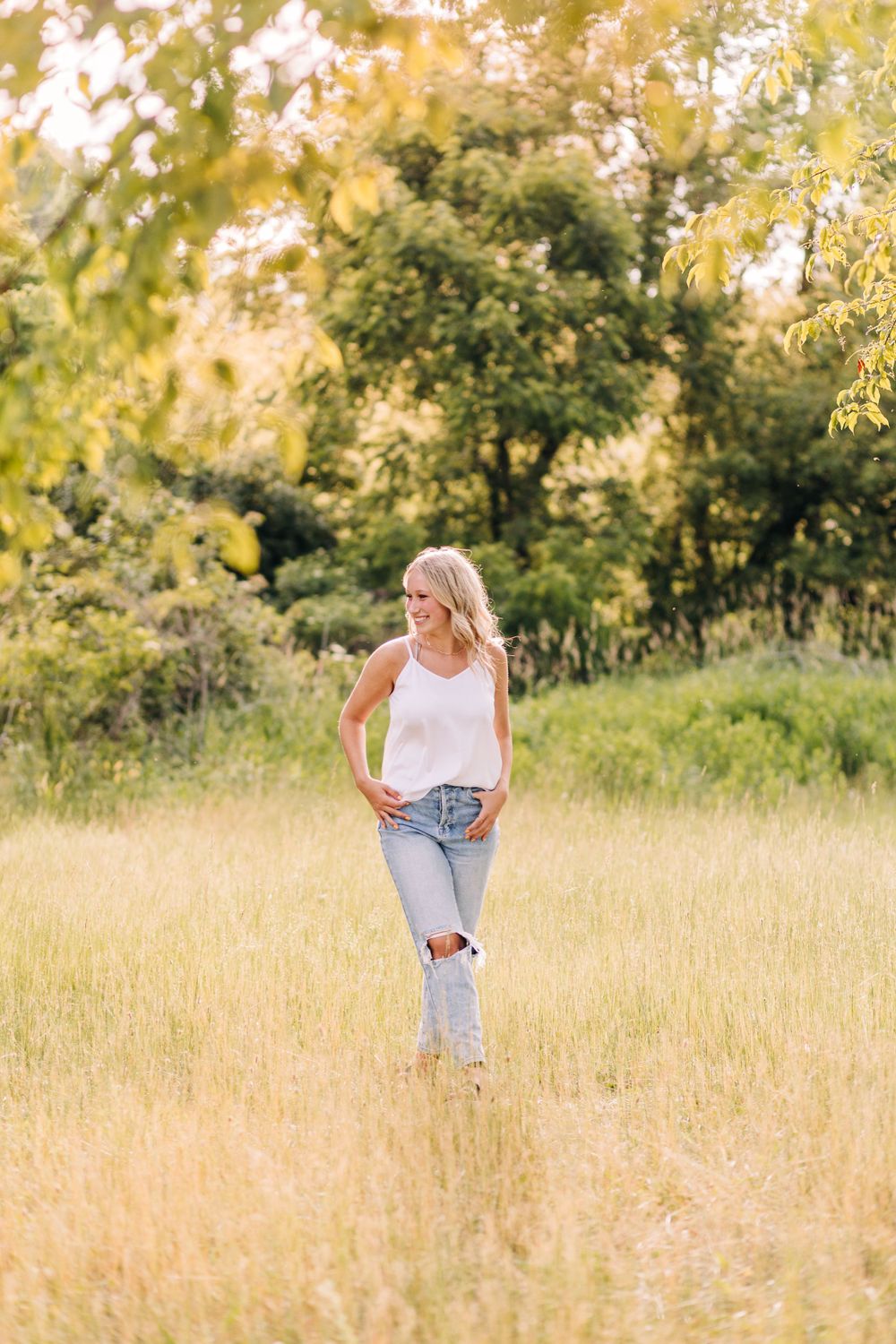 Marshall Michigan Calhoun County Senior Photography. Springtime natural light portraits