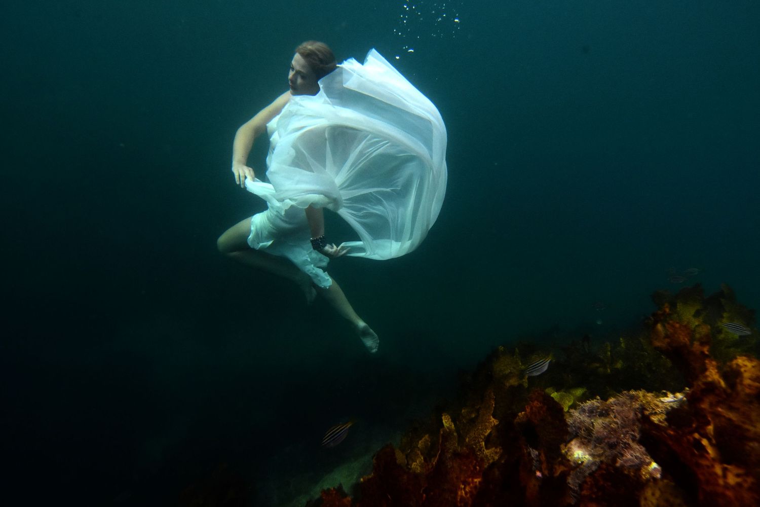 Authentic, storytelling editorial family underwater photography capturing real moments with depth, emotion, and a strong visual narrative