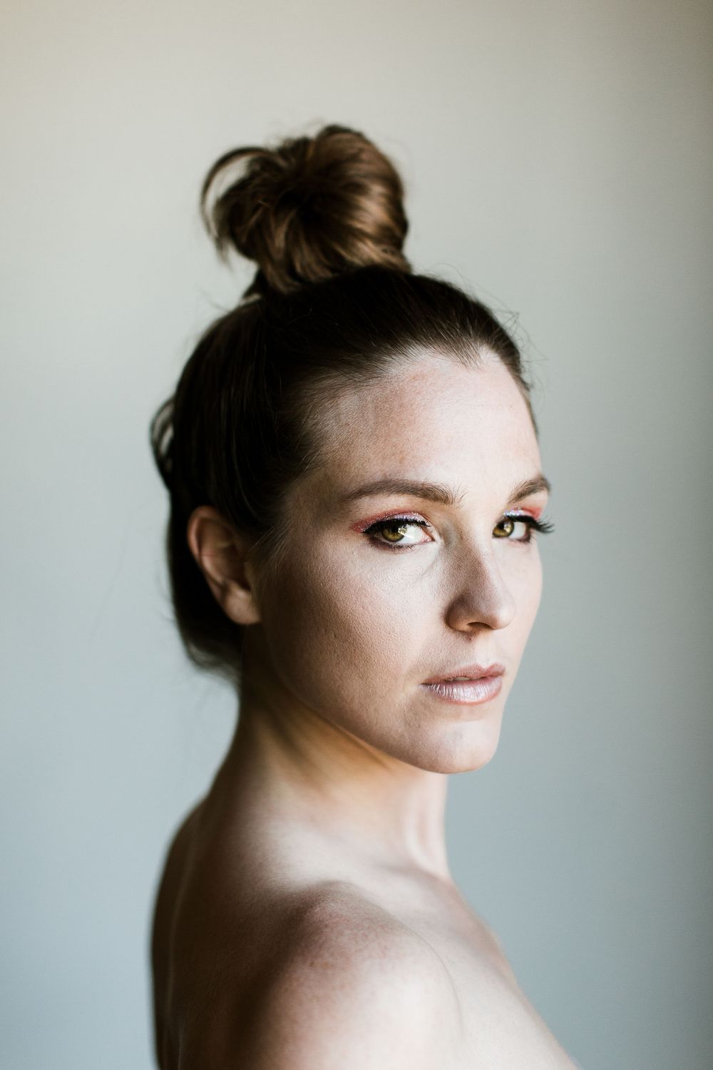 studio portrait photographed in natural light