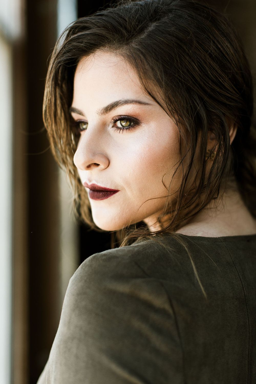 studio portrait photographed in natural light