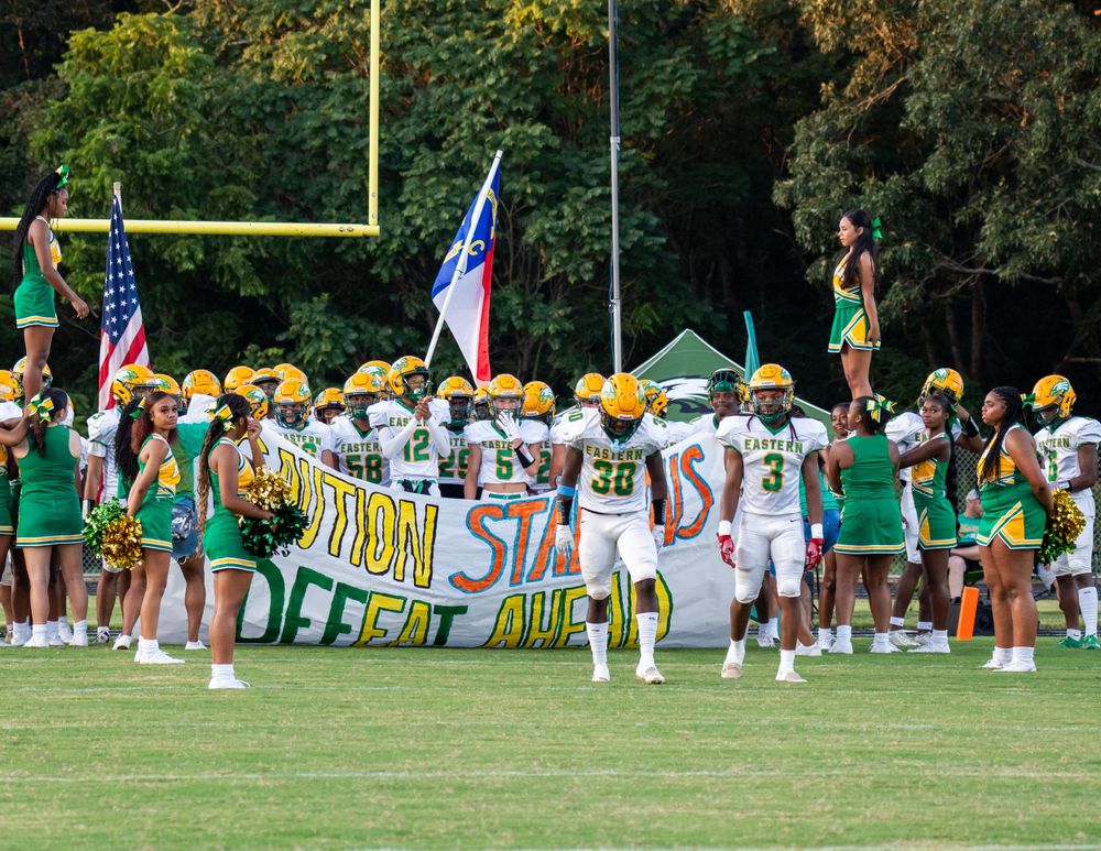Game day action picture Eastern Alamance high school by Alpha Collective Sports Photo & Film Co. Graham, North Carolina