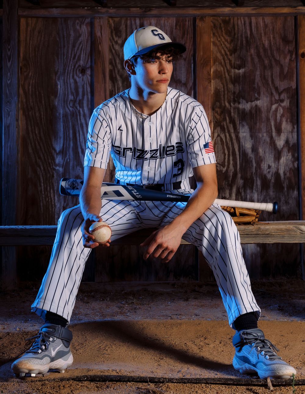 Baseball Portrait by Alpha Collective Sports Photo & Film Co. Graham, North Carolina