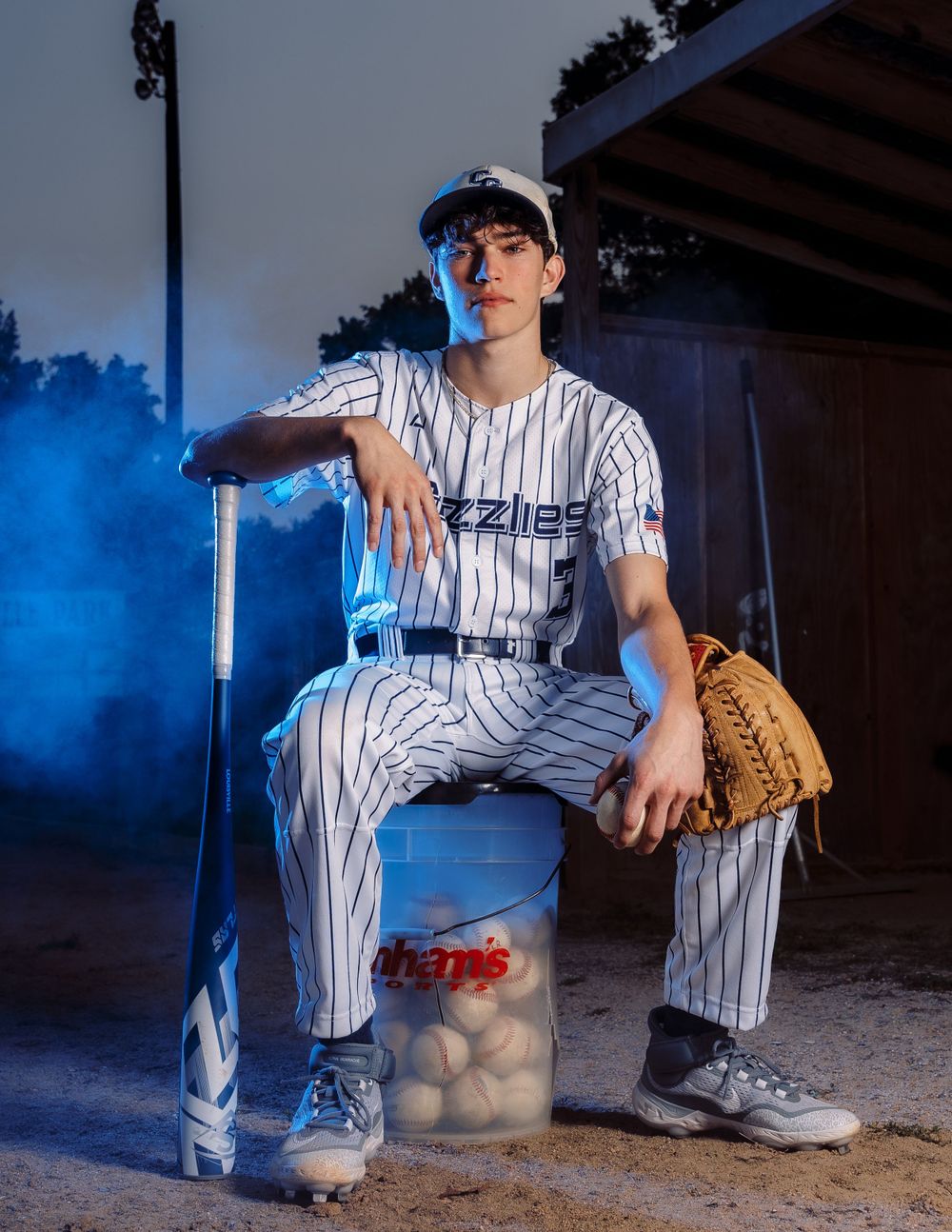 Baseball Portrait by Alpha Collective Sports Photo & Film Co. Graham, North Carolina