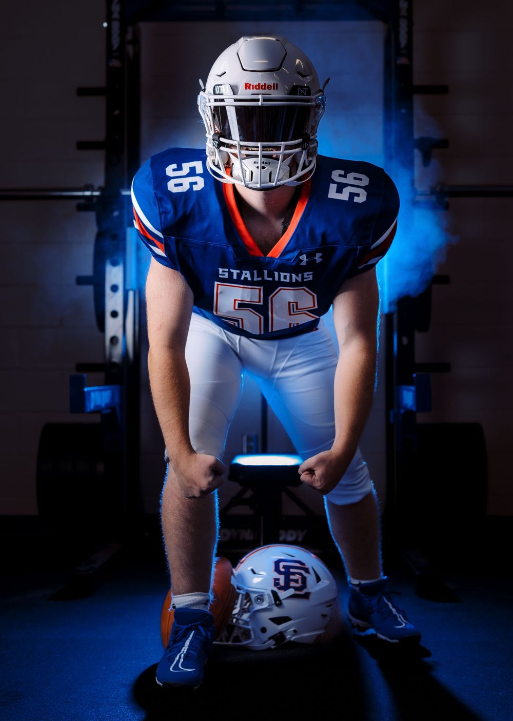 Football Portrait by Alpha Collective Sports Photo & Film Co. Graham, North Carolina