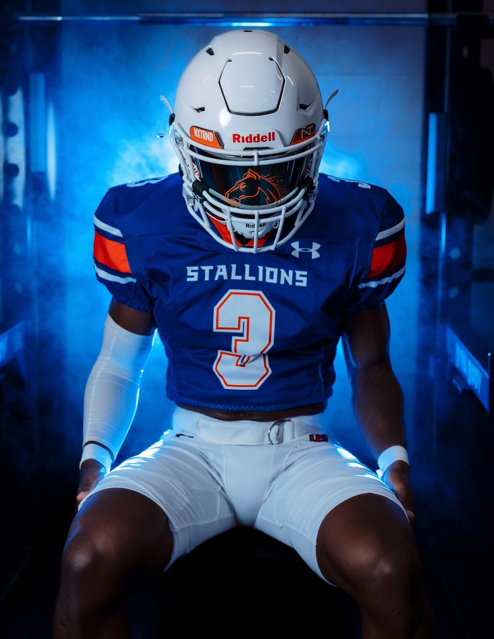 Football Portrait by Alpha Collective Sports Photo & Film Co. Graham, North Carolina