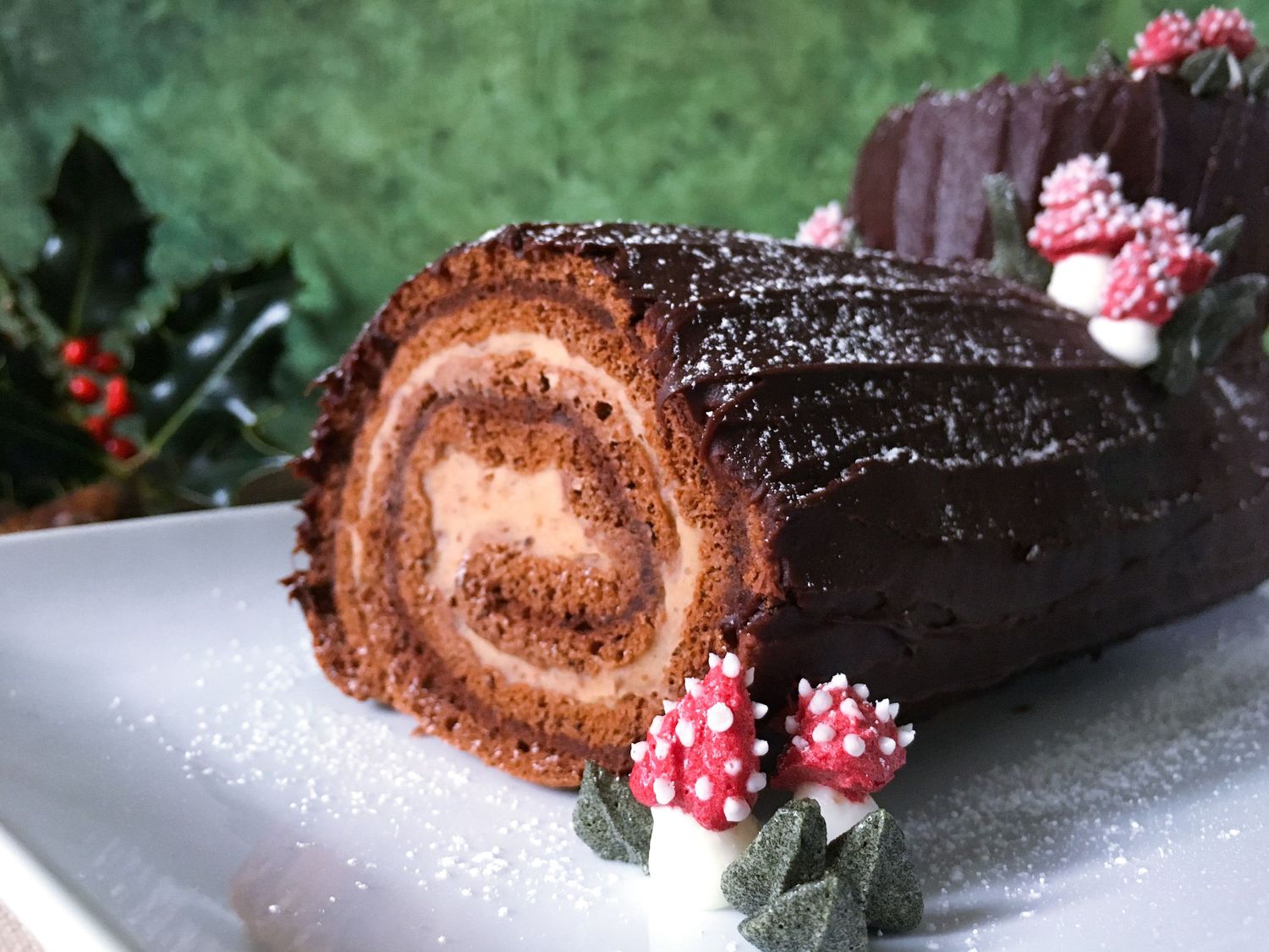 Chestnut Yule Log - Photo by © Reka Csulak