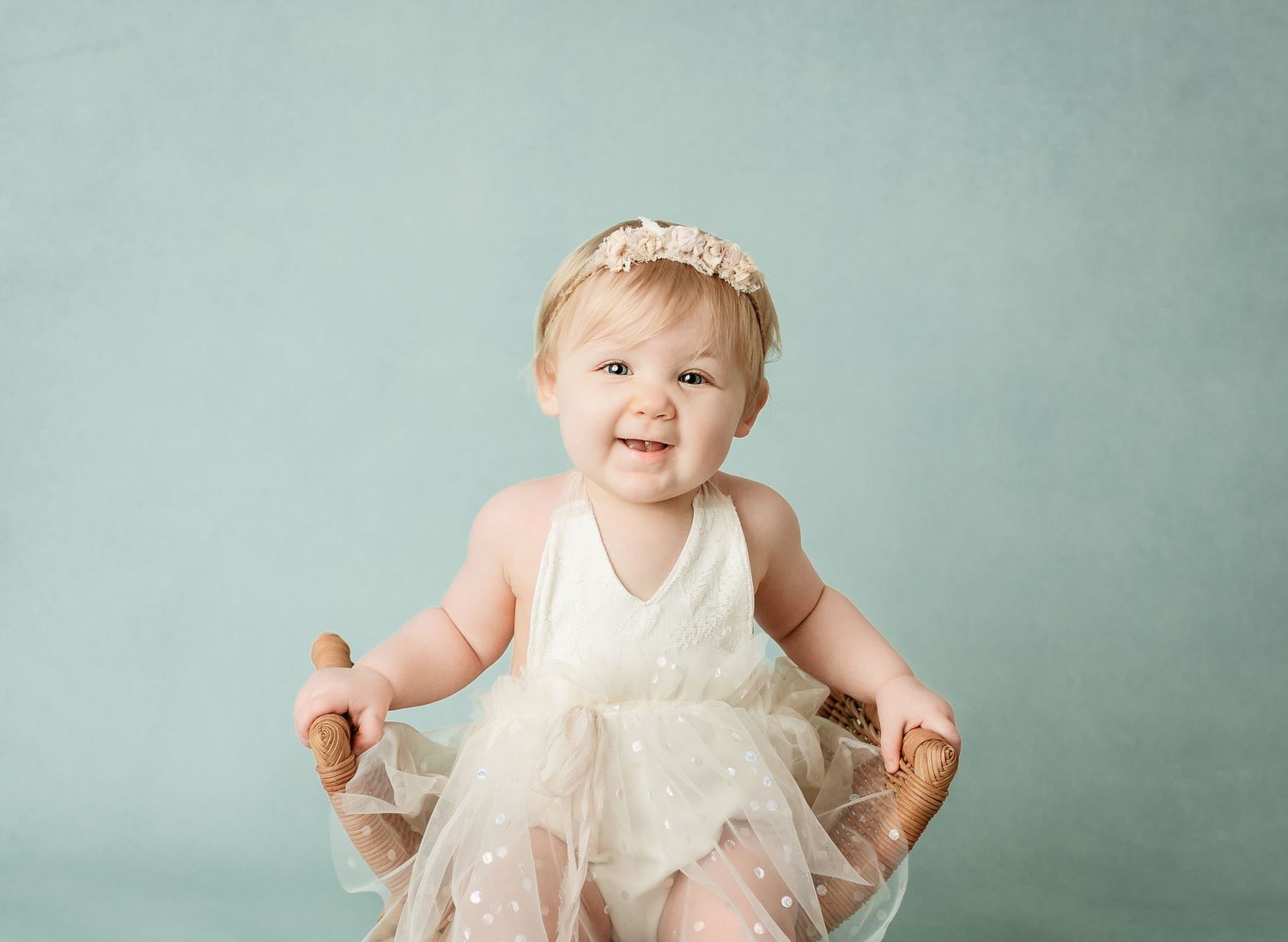 Cake smash milestone session Chillicothe ohio
