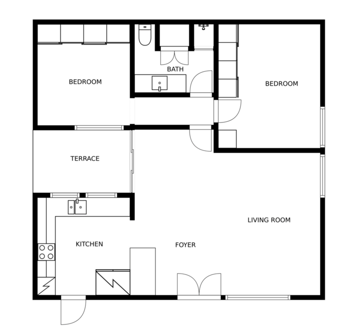 Michael Corona Real estate photography bay area 2D floor plan