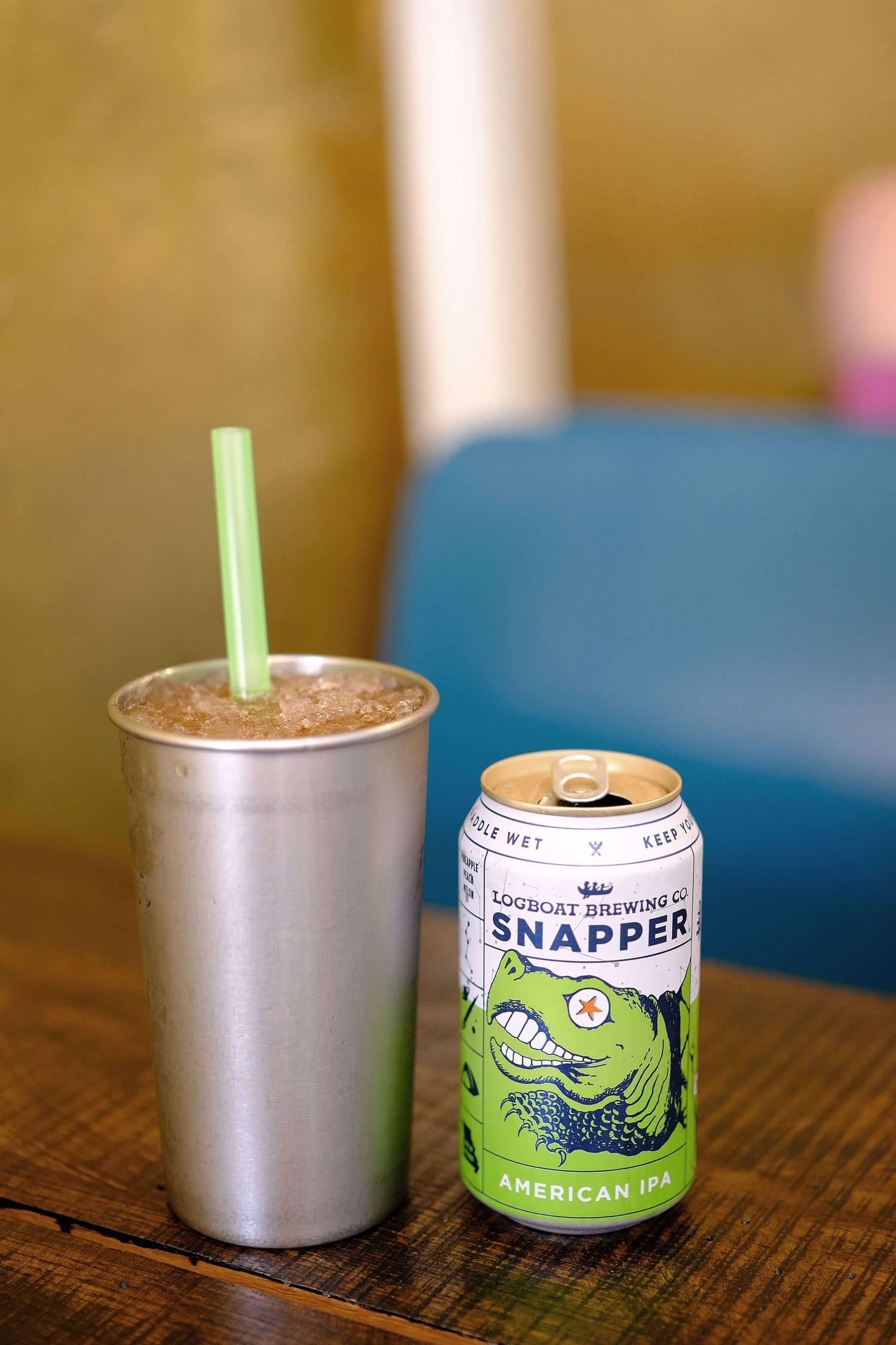 Catalpa Iced Tea and Logboat Brewing Co. Snapper IPA