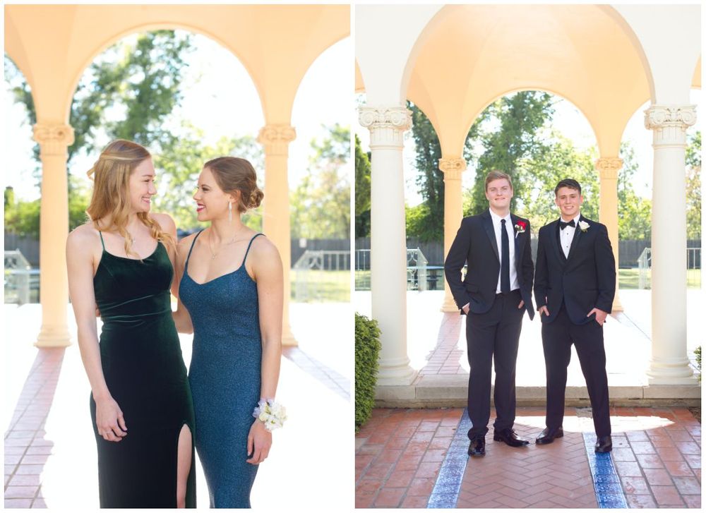 Bartlesville Highschool Prom Portrait Pictures at OK Campus by Bartlesville Photographer Kristi Bray Photography