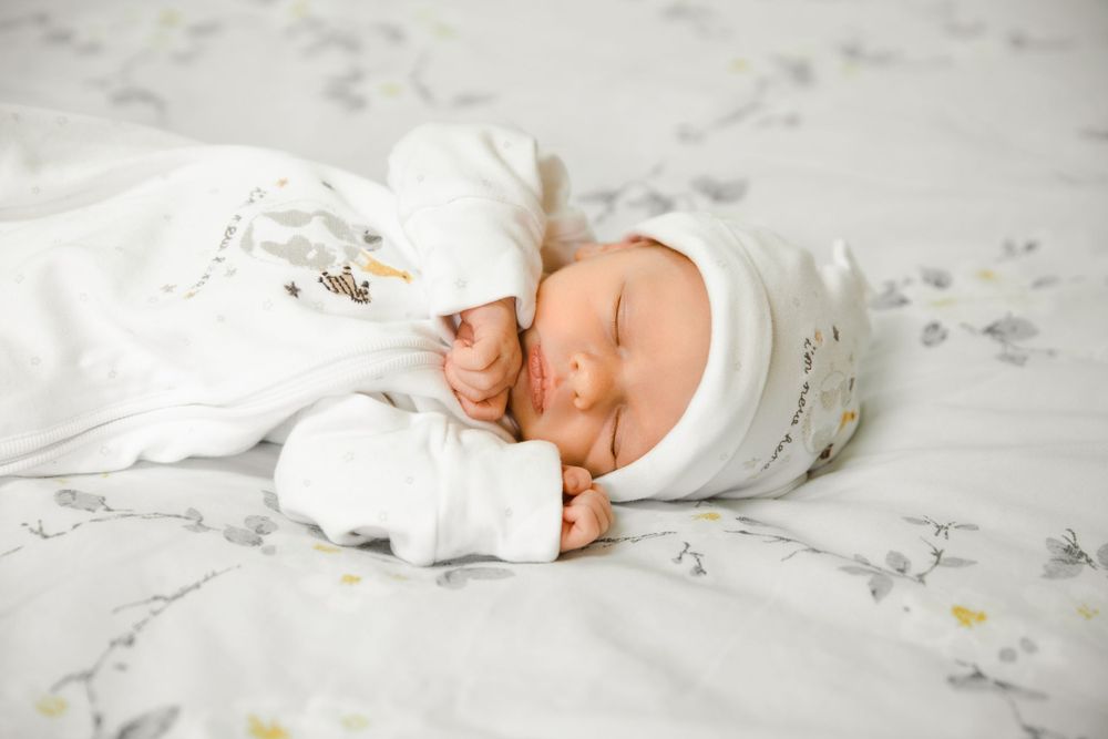 in home newborn photography session