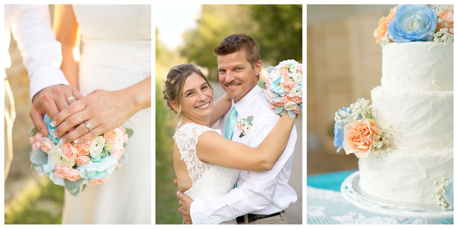 Wedding Photos Collage by Bartlesville Oklahoma OK Wedding Photographer Kristi Bray Photography