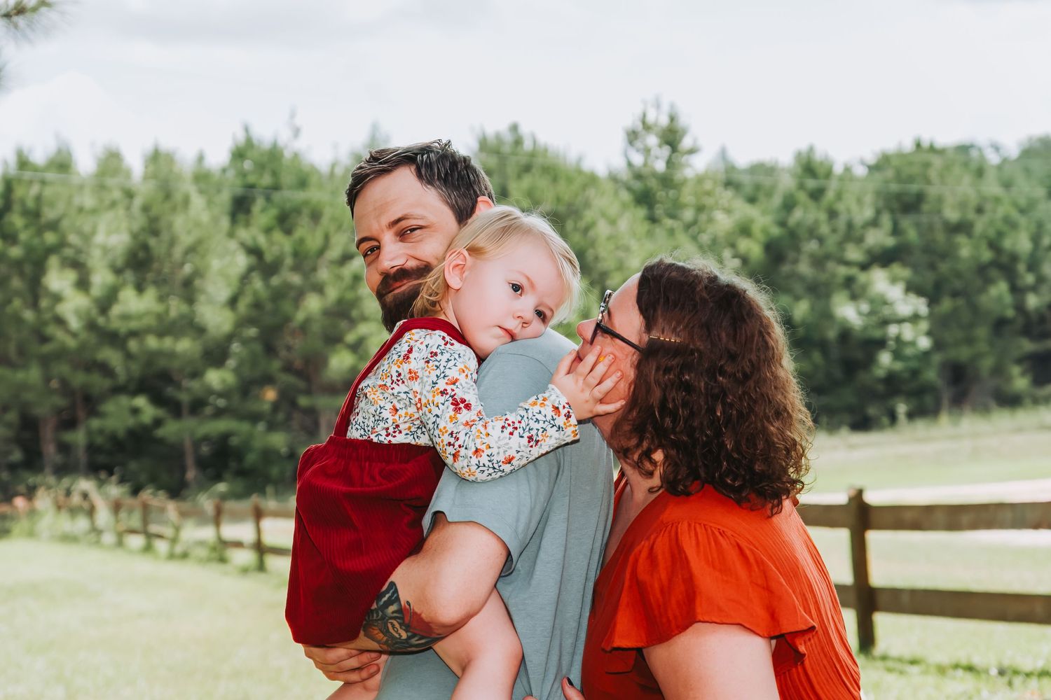 Image of a family from the Starkville Strong Fundraiser