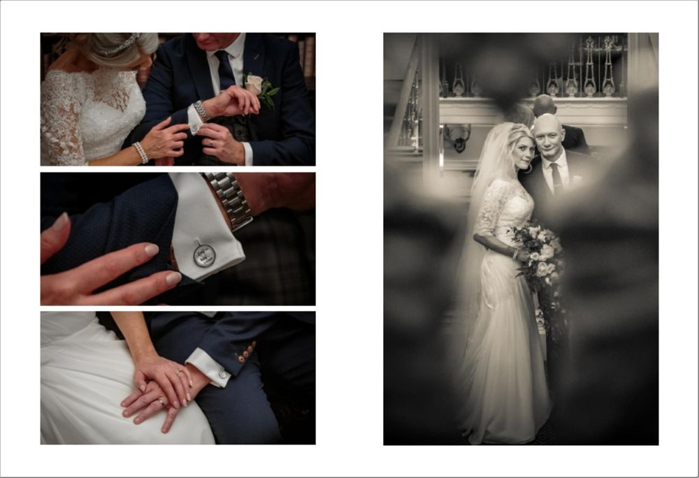 ashfield house wigan hand made italian wedding album from graphistudio