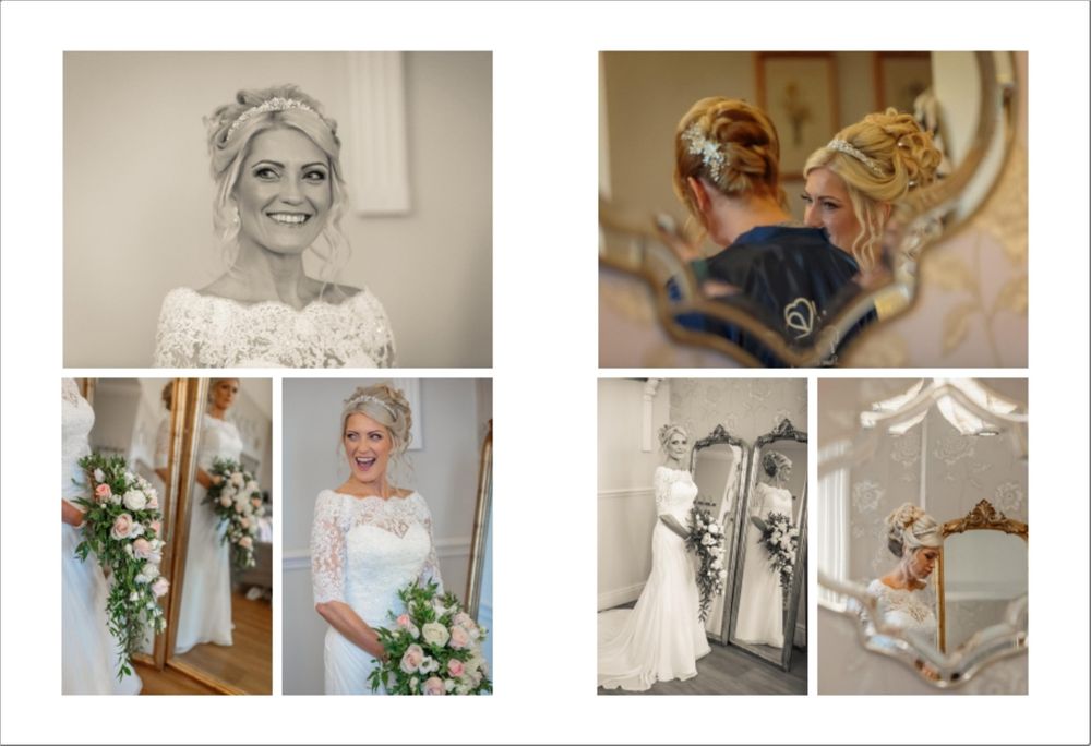 ashfield house standish wedding album from graphistudio