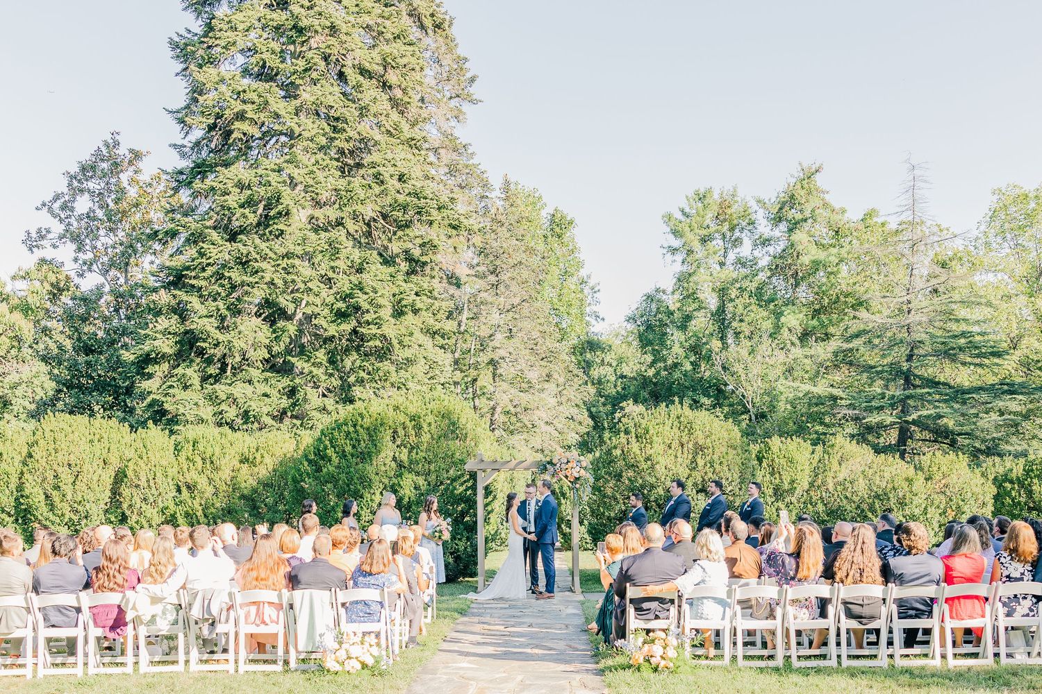 RUST MANOR HOUSE LEESBURG VIRGINIA WEDDING PICTURES CEREMONY