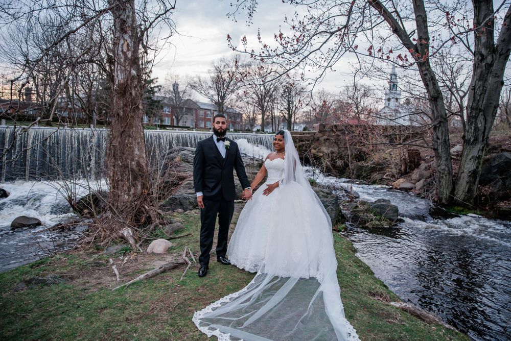 bride and groom portrait