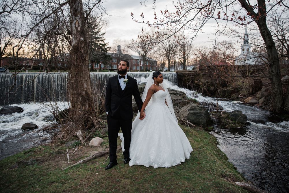 bride and groom  portrait