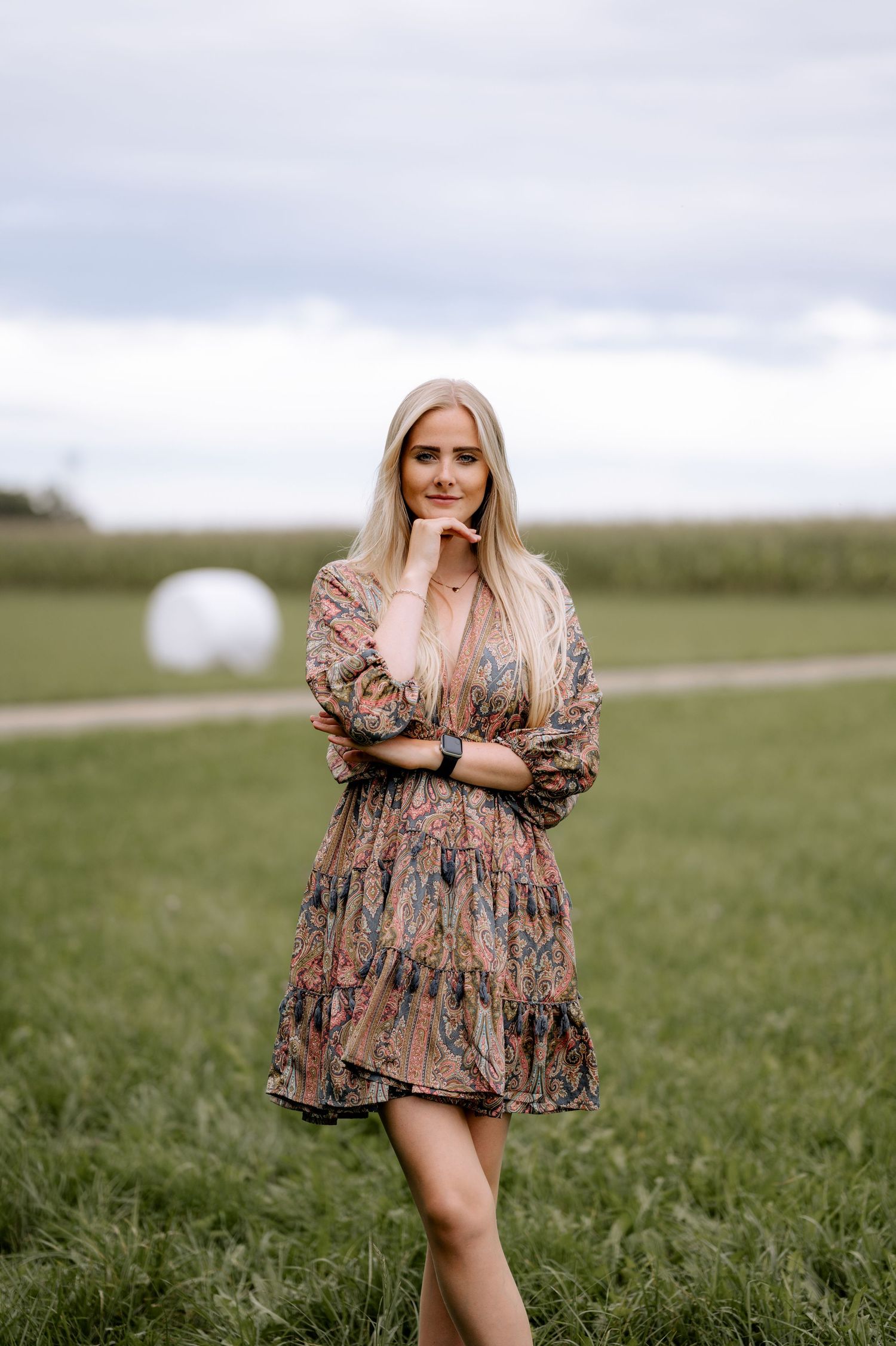Mädchen im Grünen Jessica Erbe Portraitbild Bad Saulgau Jovanna Burkard KWICKSHOT
