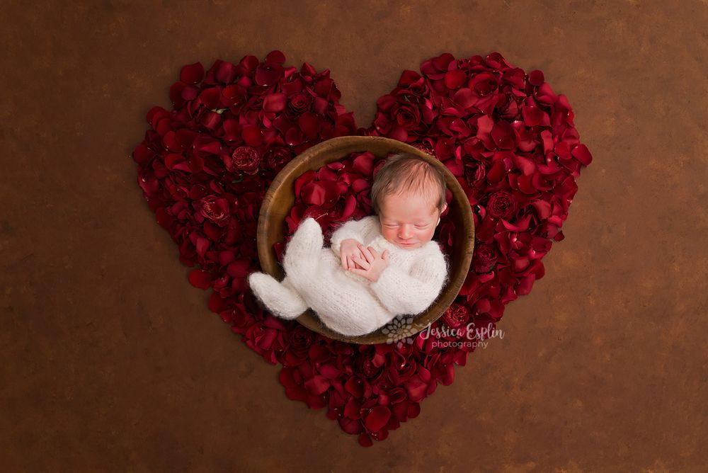 valentine heart baby photographer utah