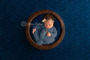 blue for baby girl newborn portrait spanish fork utah